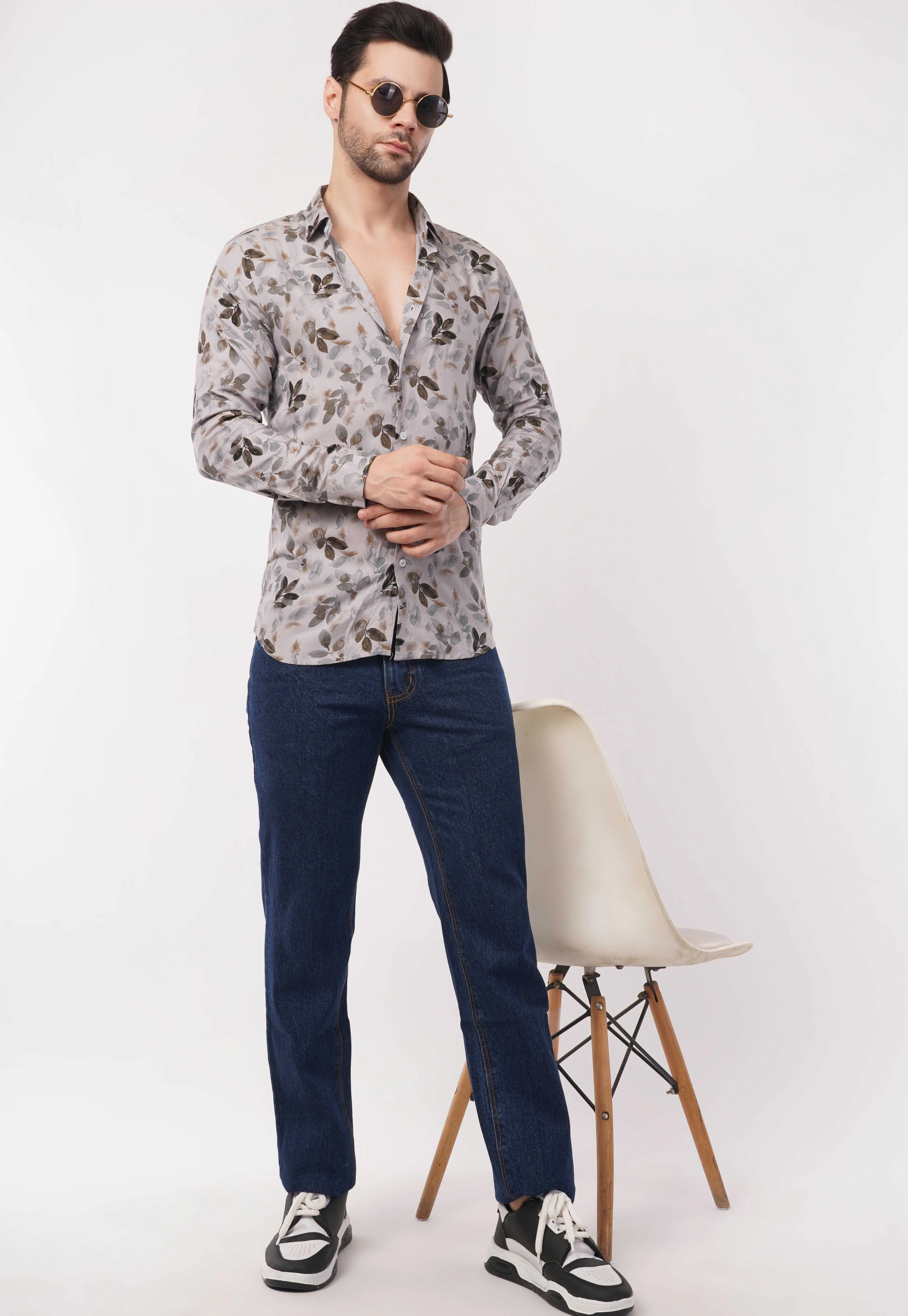 Frosted Leaf  Full Sleeve Shirt